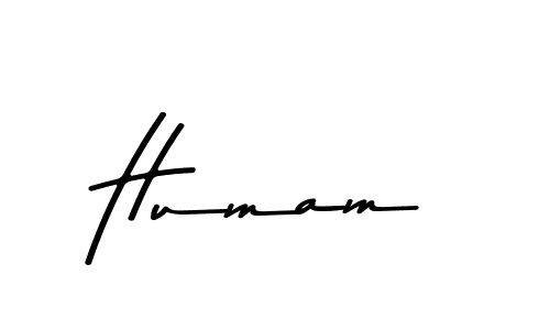 Create a beautiful signature design for name Humam. With this signature (Asem Kandis PERSONAL USE) fonts, you can make a handwritten signature for free. Humam signature style 9 images and pictures png