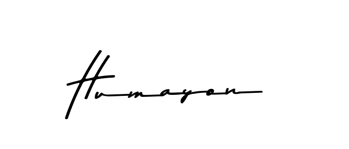 Create a beautiful signature design for name Humayon. With this signature (Asem Kandis PERSONAL USE) fonts, you can make a handwritten signature for free. Humayon signature style 9 images and pictures png