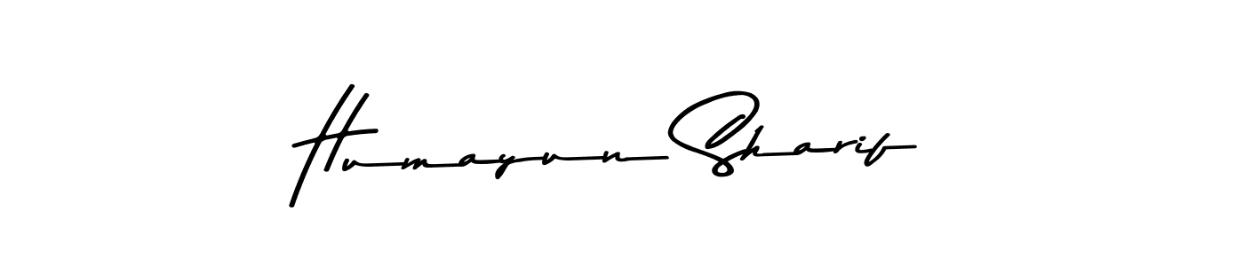 Make a beautiful signature design for name Humayun Sharif. Use this online signature maker to create a handwritten signature for free. Humayun Sharif signature style 9 images and pictures png