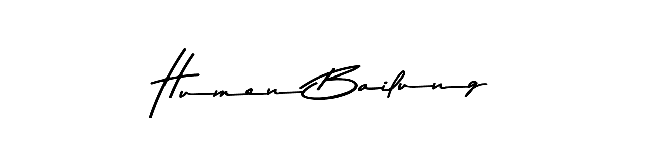 Also You can easily find your signature by using the search form. We will create Humen Bailung name handwritten signature images for you free of cost using Asem Kandis PERSONAL USE sign style. Humen Bailung signature style 9 images and pictures png