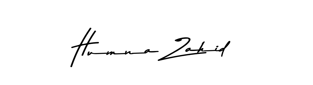 How to make Humna Zahid signature? Asem Kandis PERSONAL USE is a professional autograph style. Create handwritten signature for Humna Zahid name. Humna Zahid signature style 9 images and pictures png