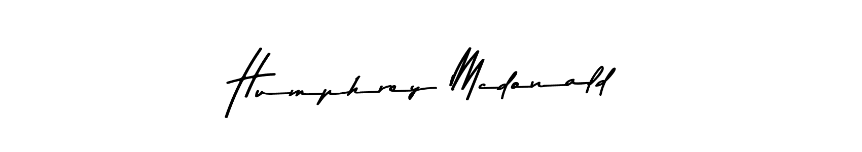 Make a beautiful signature design for name Humphrey Mcdonald. With this signature (Asem Kandis PERSONAL USE) style, you can create a handwritten signature for free. Humphrey Mcdonald signature style 9 images and pictures png