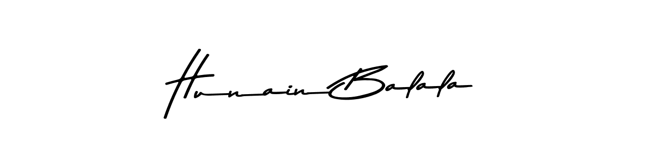 How to make Hunain Balala signature? Asem Kandis PERSONAL USE is a professional autograph style. Create handwritten signature for Hunain Balala name. Hunain Balala signature style 9 images and pictures png