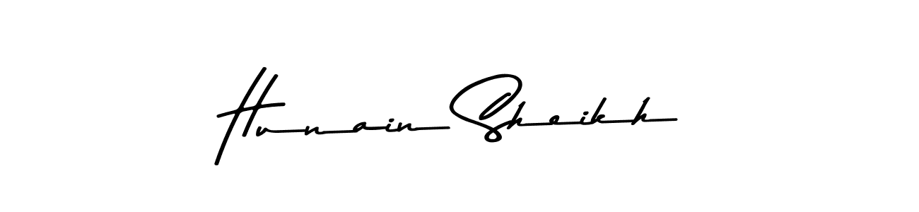 Similarly Asem Kandis PERSONAL USE is the best handwritten signature design. Signature creator online .You can use it as an online autograph creator for name Hunain Sheikh. Hunain Sheikh signature style 9 images and pictures png