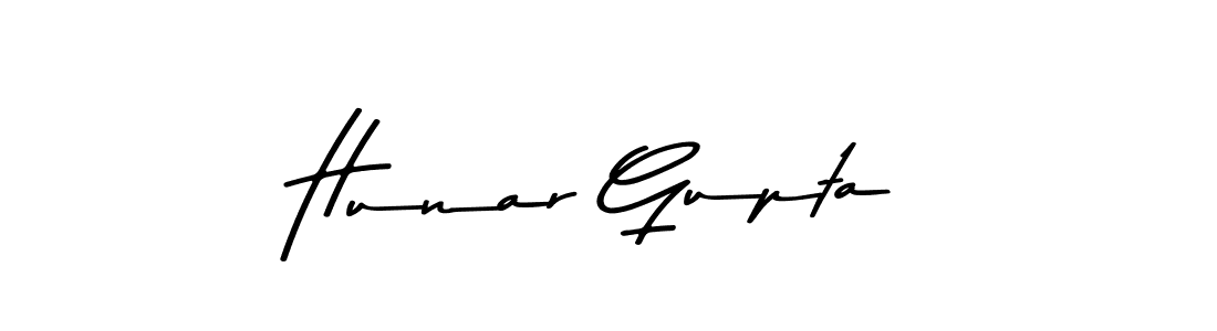 The best way (Asem Kandis PERSONAL USE) to make a short signature is to pick only two or three words in your name. The name Hunar Gupta include a total of six letters. For converting this name. Hunar Gupta signature style 9 images and pictures png