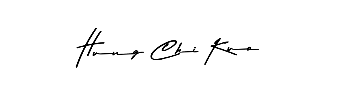 Create a beautiful signature design for name Hung Chi Kuo. With this signature (Asem Kandis PERSONAL USE) fonts, you can make a handwritten signature for free. Hung Chi Kuo signature style 9 images and pictures png