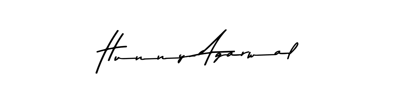 Also You can easily find your signature by using the search form. We will create Hunny Agarwal name handwritten signature images for you free of cost using Asem Kandis PERSONAL USE sign style. Hunny Agarwal signature style 9 images and pictures png