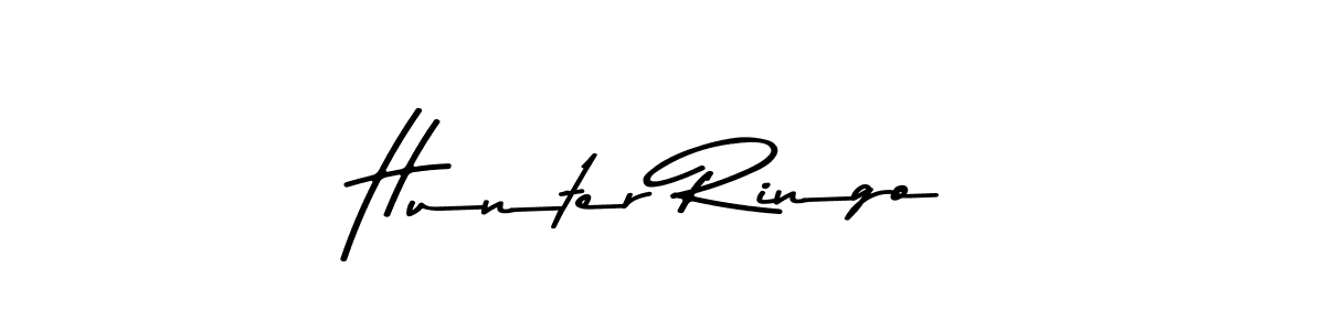 The best way (Asem Kandis PERSONAL USE) to make a short signature is to pick only two or three words in your name. The name Hunter Ringo include a total of six letters. For converting this name. Hunter Ringo signature style 9 images and pictures png