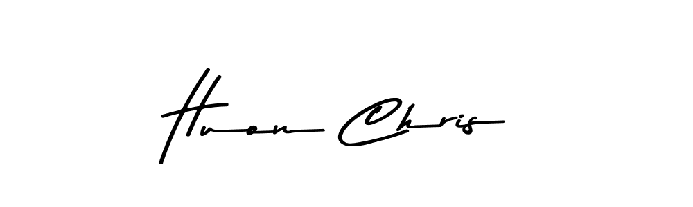 Similarly Asem Kandis PERSONAL USE is the best handwritten signature design. Signature creator online .You can use it as an online autograph creator for name Huon Chris. Huon Chris signature style 9 images and pictures png