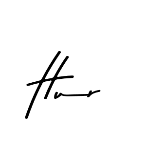 This is the best signature style for the Hur name. Also you like these signature font (Asem Kandis PERSONAL USE). Mix name signature. Hur signature style 9 images and pictures png