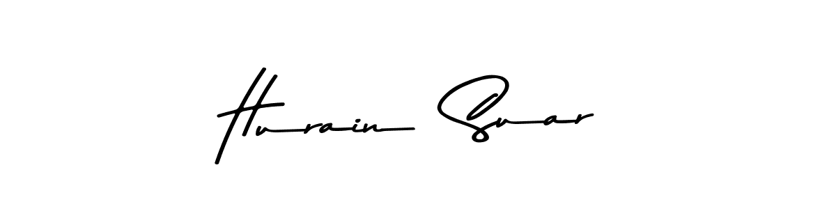 Hurain  Suar stylish signature style. Best Handwritten Sign (Asem Kandis PERSONAL USE) for my name. Handwritten Signature Collection Ideas for my name Hurain  Suar. Hurain  Suar signature style 9 images and pictures png