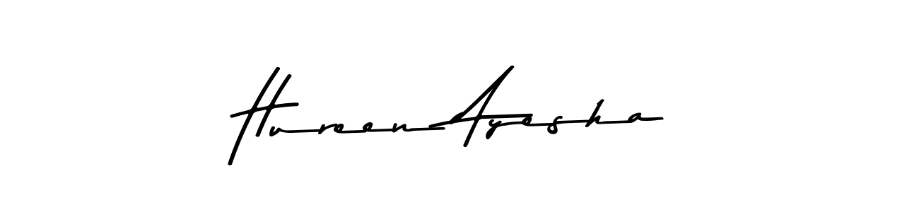 The best way (Asem Kandis PERSONAL USE) to make a short signature is to pick only two or three words in your name. The name Hureen Ayesha include a total of six letters. For converting this name. Hureen Ayesha signature style 9 images and pictures png