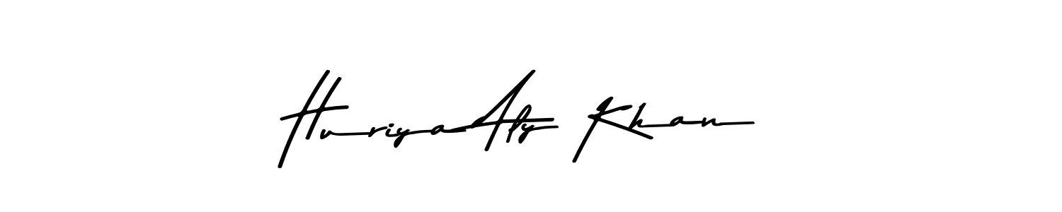 You should practise on your own different ways (Asem Kandis PERSONAL USE) to write your name (Huriya Aly Khan) in signature. don't let someone else do it for you. Huriya Aly Khan signature style 9 images and pictures png