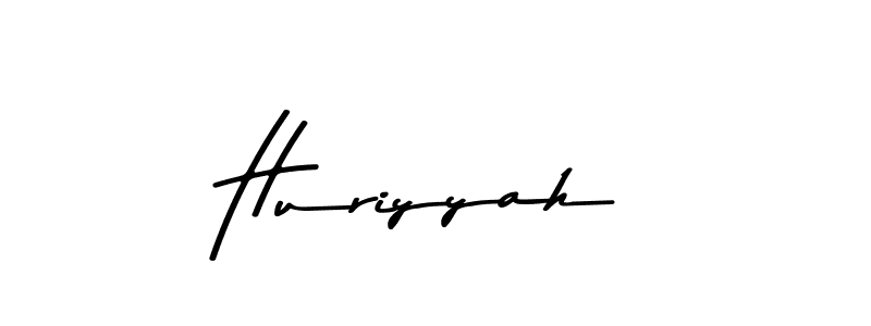 Huriyyah stylish signature style. Best Handwritten Sign (Asem Kandis PERSONAL USE) for my name. Handwritten Signature Collection Ideas for my name Huriyyah. Huriyyah signature style 9 images and pictures png