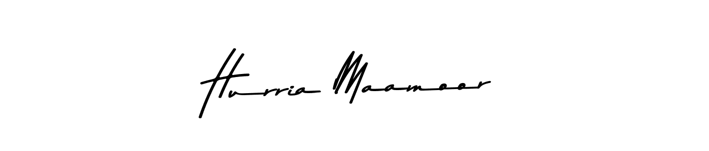 How to Draw Hurria Maamoor signature style? Asem Kandis PERSONAL USE is a latest design signature styles for name Hurria Maamoor. Hurria Maamoor signature style 9 images and pictures png