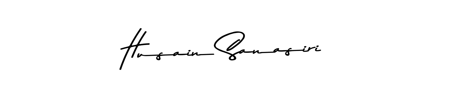 Use a signature maker to create a handwritten signature online. With this signature software, you can design (Asem Kandis PERSONAL USE) your own signature for name Husain Sanasiri. Husain Sanasiri signature style 9 images and pictures png