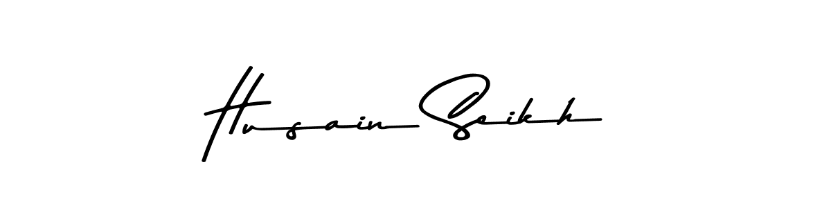 How to make Husain Seikh signature? Asem Kandis PERSONAL USE is a professional autograph style. Create handwritten signature for Husain Seikh name. Husain Seikh signature style 9 images and pictures png