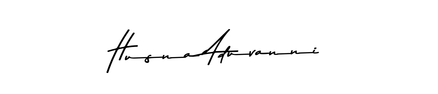 You should practise on your own different ways (Asem Kandis PERSONAL USE) to write your name (Husna Aduvanni) in signature. don't let someone else do it for you. Husna Aduvanni signature style 9 images and pictures png