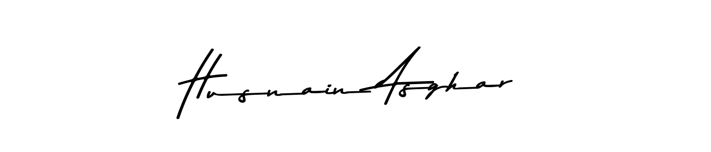 Husnain Asghar stylish signature style. Best Handwritten Sign (Asem Kandis PERSONAL USE) for my name. Handwritten Signature Collection Ideas for my name Husnain Asghar. Husnain Asghar signature style 9 images and pictures png