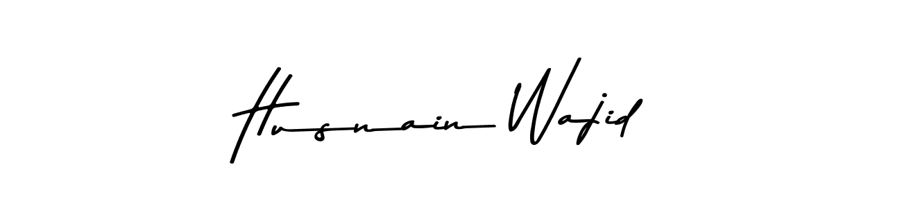 Design your own signature with our free online signature maker. With this signature software, you can create a handwritten (Asem Kandis PERSONAL USE) signature for name Husnain Wajid. Husnain Wajid signature style 9 images and pictures png