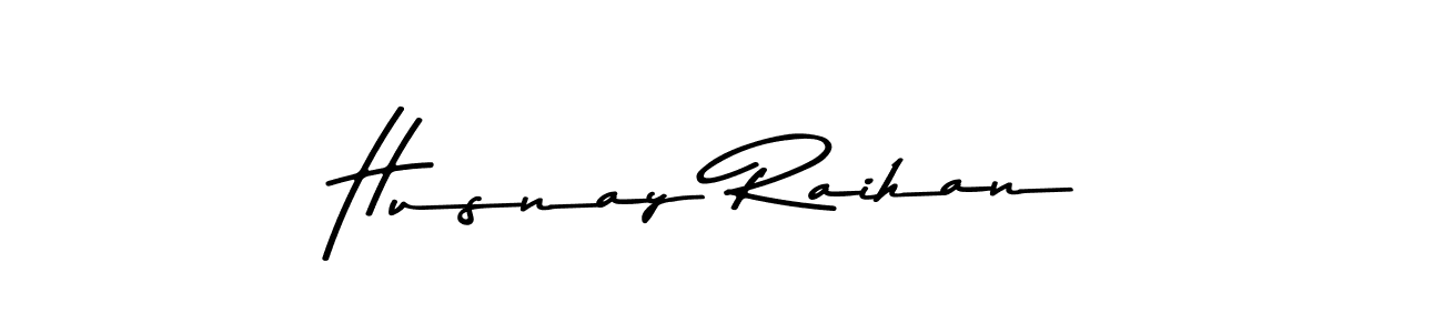 Also You can easily find your signature by using the search form. We will create Husnay Raihan name handwritten signature images for you free of cost using Asem Kandis PERSONAL USE sign style. Husnay Raihan signature style 9 images and pictures png