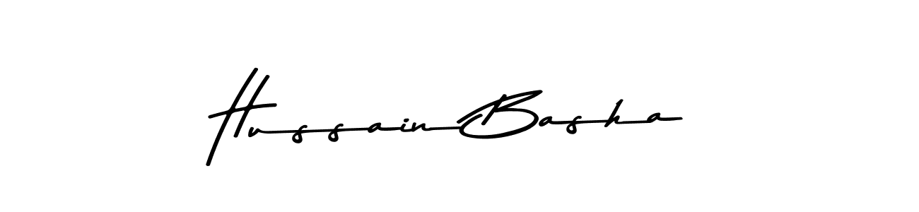 Make a beautiful signature design for name Hussain Basha. Use this online signature maker to create a handwritten signature for free. Hussain Basha signature style 9 images and pictures png