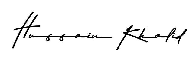 Hussain Khalid stylish signature style. Best Handwritten Sign (Asem Kandis PERSONAL USE) for my name. Handwritten Signature Collection Ideas for my name Hussain Khalid. Hussain Khalid signature style 9 images and pictures png