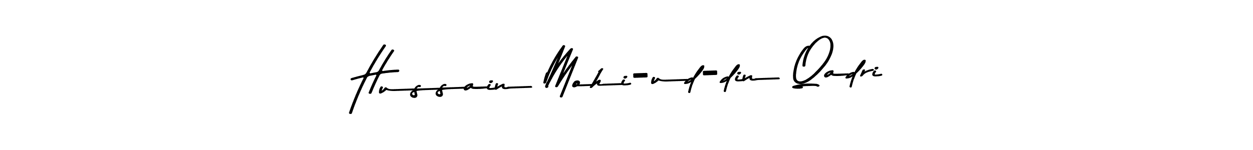 Similarly Asem Kandis PERSONAL USE is the best handwritten signature design. Signature creator online .You can use it as an online autograph creator for name Hussain Mohi-ud-din Qadri. Hussain Mohi-ud-din Qadri signature style 9 images and pictures png