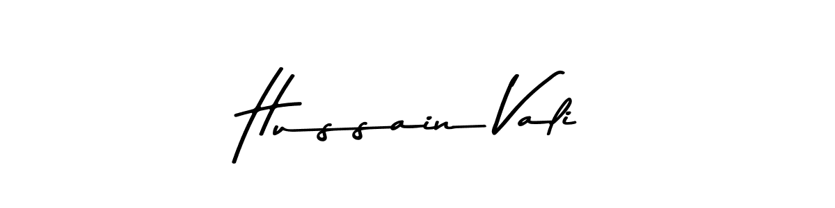 Design your own signature with our free online signature maker. With this signature software, you can create a handwritten (Asem Kandis PERSONAL USE) signature for name Hussain Vali. Hussain Vali signature style 9 images and pictures png