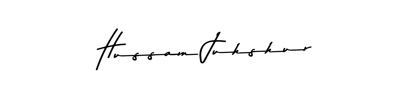 Also You can easily find your signature by using the search form. We will create Hussam Juhshur name handwritten signature images for you free of cost using Asem Kandis PERSONAL USE sign style. Hussam Juhshur signature style 9 images and pictures png