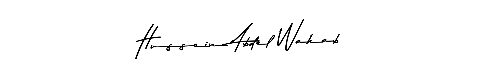 Also You can easily find your signature by using the search form. We will create Hussein Abdel Wahab name handwritten signature images for you free of cost using Asem Kandis PERSONAL USE sign style. Hussein Abdel Wahab signature style 9 images and pictures png