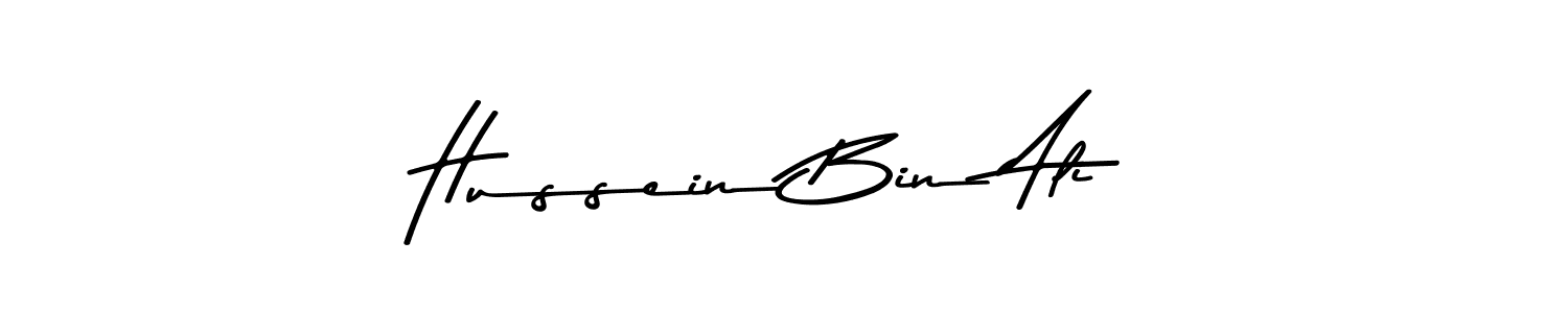 Make a beautiful signature design for name Hussein Bin Ali. Use this online signature maker to create a handwritten signature for free. Hussein Bin Ali signature style 9 images and pictures png