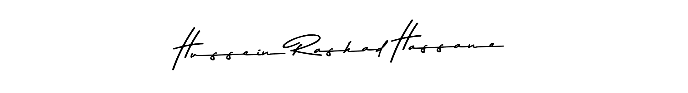 The best way (Asem Kandis PERSONAL USE) to make a short signature is to pick only two or three words in your name. The name Hussein Rashad Hassane include a total of six letters. For converting this name. Hussein Rashad Hassane signature style 9 images and pictures png