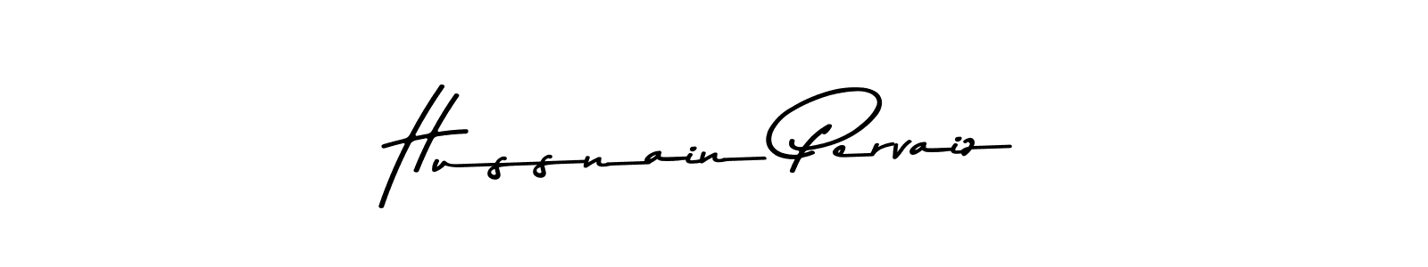 Design your own signature with our free online signature maker. With this signature software, you can create a handwritten (Asem Kandis PERSONAL USE) signature for name Hussnain Pervaiz. Hussnain Pervaiz signature style 9 images and pictures png