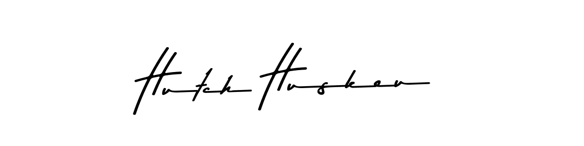 Create a beautiful signature design for name Hutch Huskeu. With this signature (Asem Kandis PERSONAL USE) fonts, you can make a handwritten signature for free. Hutch Huskeu signature style 9 images and pictures png