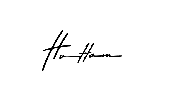 Huttam stylish signature style. Best Handwritten Sign (Asem Kandis PERSONAL USE) for my name. Handwritten Signature Collection Ideas for my name Huttam. Huttam signature style 9 images and pictures png