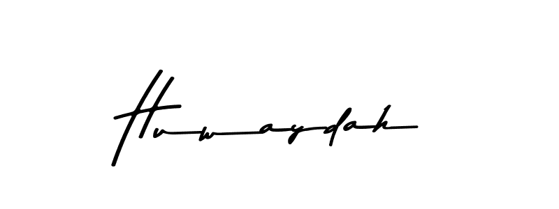 Use a signature maker to create a handwritten signature online. With this signature software, you can design (Asem Kandis PERSONAL USE) your own signature for name Huwaydah. Huwaydah signature style 9 images and pictures png