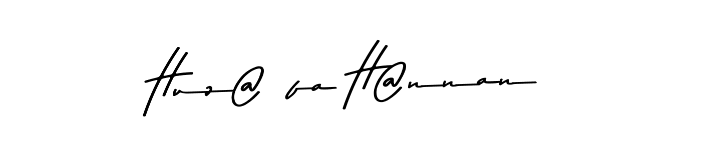 Make a beautiful signature design for name Huz@!fa H@nnan. With this signature (Asem Kandis PERSONAL USE) style, you can create a handwritten signature for free. Huz@!fa H@nnan signature style 9 images and pictures png