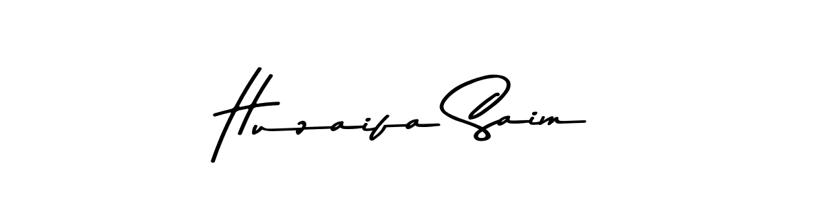 Use a signature maker to create a handwritten signature online. With this signature software, you can design (Asem Kandis PERSONAL USE) your own signature for name Huzaifa Saim. Huzaifa Saim signature style 9 images and pictures png