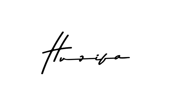 Create a beautiful signature design for name Huzifa. With this signature (Asem Kandis PERSONAL USE) fonts, you can make a handwritten signature for free. Huzifa signature style 9 images and pictures png