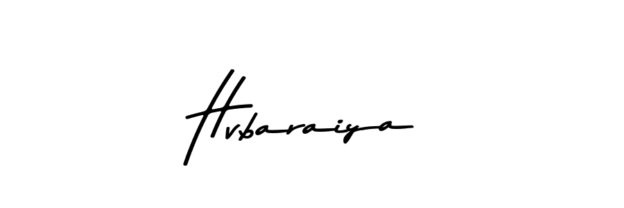 Asem Kandis PERSONAL USE is a professional signature style that is perfect for those who want to add a touch of class to their signature. It is also a great choice for those who want to make their signature more unique. Get Hvbaraiya name to fancy signature for free. Hvbaraiya signature style 9 images and pictures png