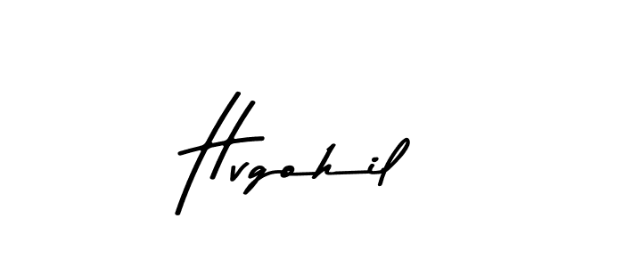 This is the best signature style for the Hvgohil name. Also you like these signature font (Asem Kandis PERSONAL USE). Mix name signature. Hvgohil signature style 9 images and pictures png
