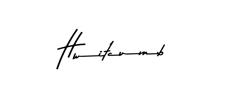The best way (Asem Kandis PERSONAL USE) to make a short signature is to pick only two or three words in your name. The name Hwitcumb include a total of six letters. For converting this name. Hwitcumb signature style 9 images and pictures png