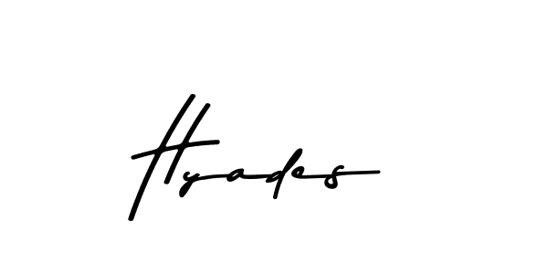 This is the best signature style for the Hyades name. Also you like these signature font (Asem Kandis PERSONAL USE). Mix name signature. Hyades signature style 9 images and pictures png