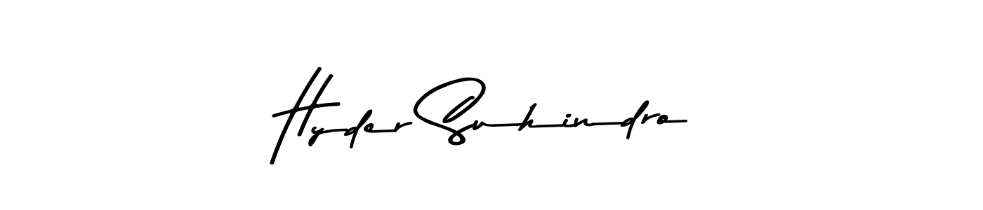 How to make Hyder Suhindro signature? Asem Kandis PERSONAL USE is a professional autograph style. Create handwritten signature for Hyder Suhindro name. Hyder Suhindro signature style 9 images and pictures png