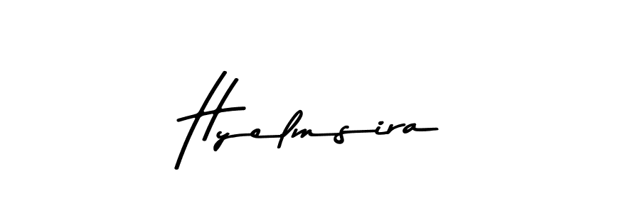 Use a signature maker to create a handwritten signature online. With this signature software, you can design (Asem Kandis PERSONAL USE) your own signature for name Hyelmsira. Hyelmsira signature style 9 images and pictures png
