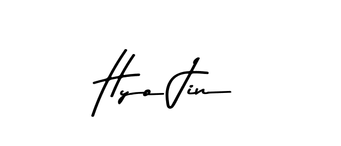 Make a beautiful signature design for name Hyo Jin. Use this online signature maker to create a handwritten signature for free. Hyo Jin signature style 9 images and pictures png