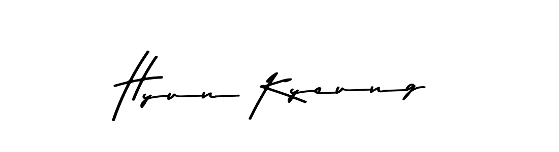Also we have Hyun Kyeung name is the best signature style. Create professional handwritten signature collection using Asem Kandis PERSONAL USE autograph style. Hyun Kyeung signature style 9 images and pictures png