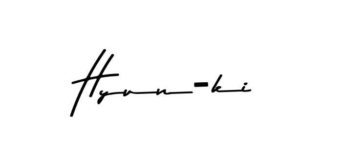 Design your own signature with our free online signature maker. With this signature software, you can create a handwritten (Asem Kandis PERSONAL USE) signature for name Hyun-ki. Hyun-ki signature style 9 images and pictures png