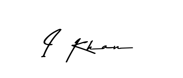 How to Draw I  Khan signature style? Asem Kandis PERSONAL USE is a latest design signature styles for name I  Khan. I  Khan signature style 9 images and pictures png